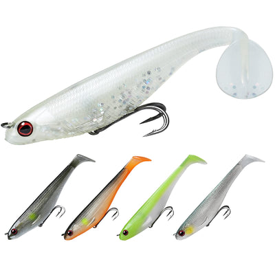 TRUSCEND Pre-Rigged Soft Fishing Lures