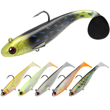 TRUSCEND® Pre-Rigged Jig Head Soft Fishing Lures