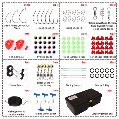 TRUSCEND® Fishing Lure Making Kit with Tackle Box - 340pcs