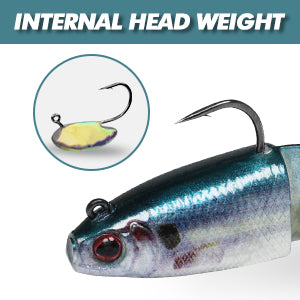 TRUSCEND® Pre Rigged Soft Fishing Lures