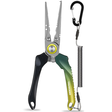 TRUSCEND® Teflon Coated Lockable  Saltwater Resistant Fishing Pliers