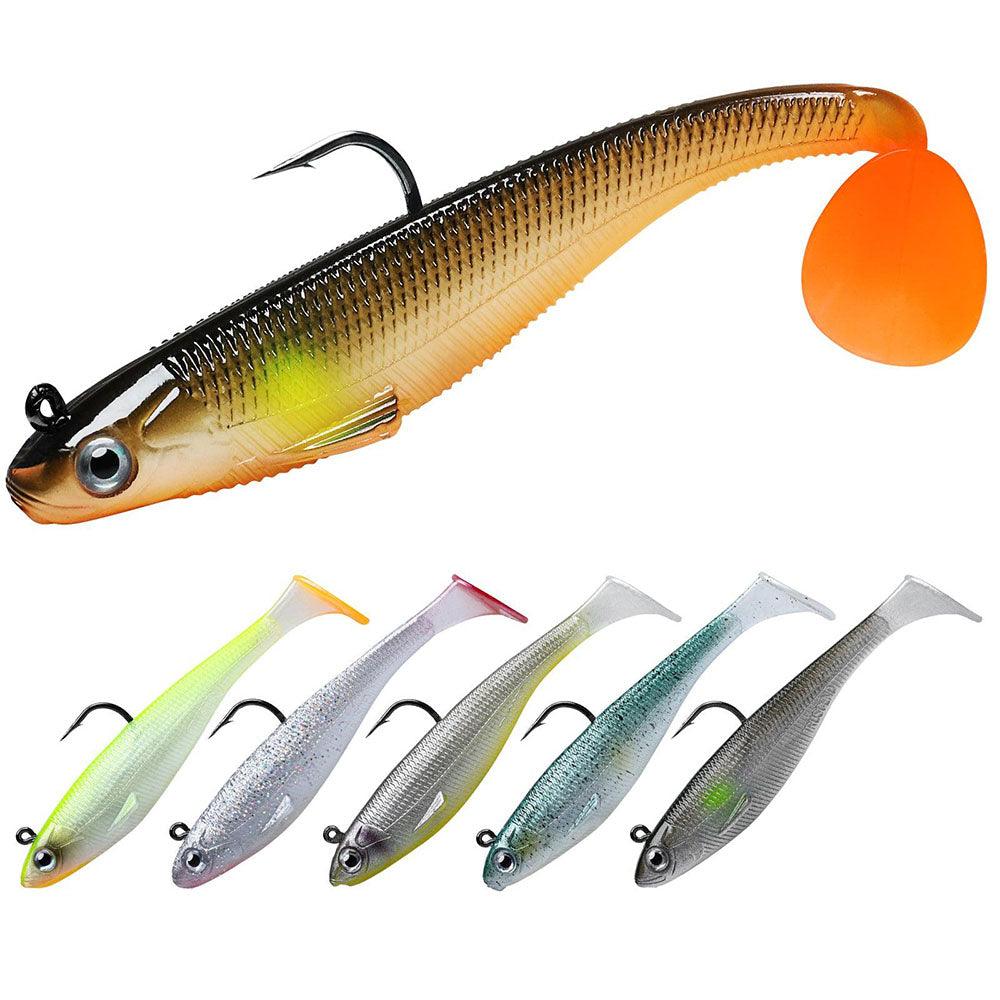 TRUSCEND Soft Bass Fishing Lure Shaking Shad Paddle Tail Swimbait - Truscend Fishing